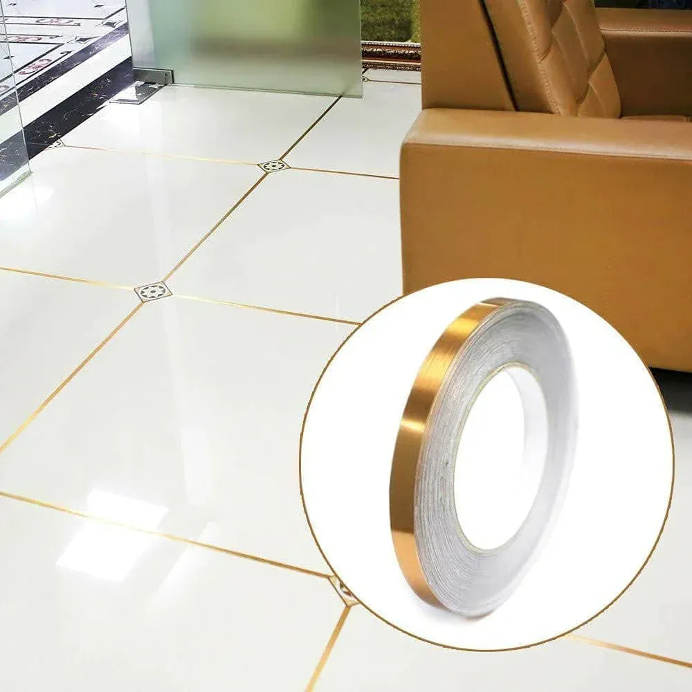 Self-Adhesive Sealing Tile Golden Decoration Tape