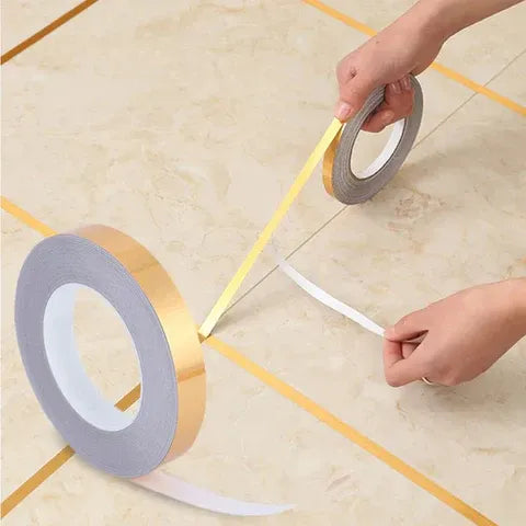 Self-Adhesive Sealing Tile Golden Decoration Tape